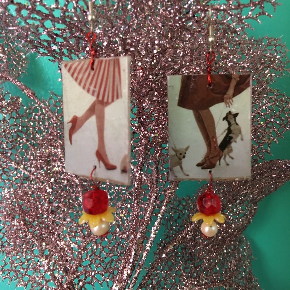 Amelia Pastiche Design Jewelry - AMELIA PASTICHE DESIGN ooak earrings NWT